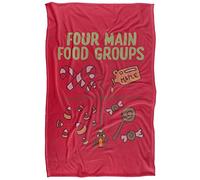 Elf Buddy Elf Four Food Groups Coperta super morbida al tatto setoso - 91 x 147 cm