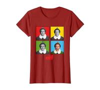 Elf Buddy Quattro Volti Maglietta, Donna, Mirtillo Rosso, XL