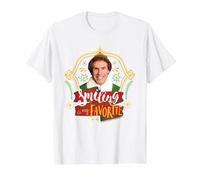 Elf Buddy Sorridente è Il Mio Natale Preferito Maglietta, Uomo, Bianco, 6XL