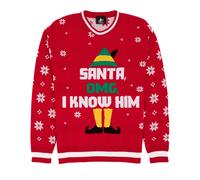 Elf Buddy The Elf Uomini Medio Maglione di Natale