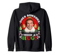 Elf Does Someone Need a Hug Felpa con Cappuccio