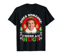 Elf Does Someone Need a Hug Maglietta