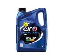 ELF EVOLUTION 700 10W-40, olio motore benzina e diesel, 5 litri