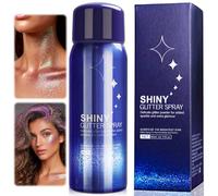 ELF-GRETTER Lacca Brillantini per Capelli, 60ML Glitter Spray per Viso e Corpo Make up, Glitter Capelli Vestiti per Carnevale Halloween Natale Club Mascherata Feste