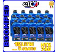 ELF HTX 740 75W KART MOTO OLIO RACING CAMBIO E FRIZIONE A SECCO 15 LITRI 15ET09