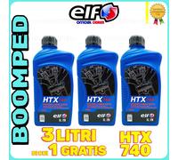 ELF HTX 740 75W KART MOTO OLIO RACING CAMBIO E FRIZIONE A SECCO 3 LITRI 03ET09