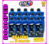 ELF LIQUIDO RADIATORE PARAFLU ANTIGELO 15 LT MOTARD MOTO COOLANT ORGANIC 15ET06
