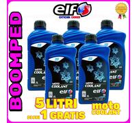 ELF LIQUIDO RADIATORE PARAFLU ANTIGELO 5 LT MOTARD MOTO COOLANT ORGANIC 05ET06