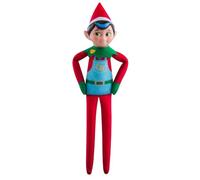 Elf Mates Chef(TM) | Presenta un abito rosso festivo con grembiule blu e accessori a tema per un gioco fantasioso nel fine settimana.