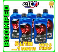 ELF MOTO 2T RACE 5 LITRI olio miscela 100% sintetico FORMULA SPORTIVA 05ET08