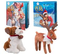 Elf on the Shelf Pet Pack - Renna e San Bernardo Elfo Animali - direttamente dal Polo Nord in confezione regalo ufficiale di Babbo Natale