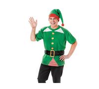 Natale Elfo Aiutante di Babbo Natale Costume - Unisex Natale Vestito