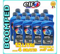ELF SCOOTER SELF MIX 2T 12 LT olio Piaggio Yamaha Honda miscelatore mix 12ET04