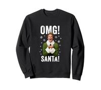 Elf Ufficiale OMG Santa Graphic PAPL3148 Felpa