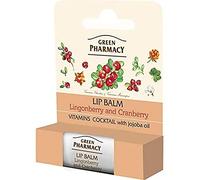 Green Pharmacy Lingonberry and Cranberry Lip Balm balsamo nutriente labbra SPF 10 3.6 ml