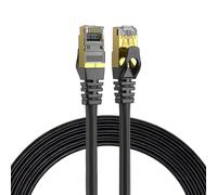 Elfcam - 20 Metri Cavo Ethernet Cat 7, Rotondo RJ45 Cavo di Rete LAN, Ad Alta Ve