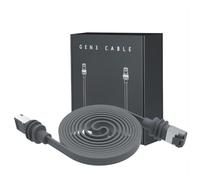 Elfcam - 20m Cavo Ethernet Piatto Cat 6A per Starlink Gen 3 e Mini - 10Gbps, RJ45, IP68 Impermeabile e Resistente al Calore, 9.2x3.2mm, Flessibile per Installazione su Parete Interna/Esterna