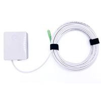 Elfcam® - 50 metri Cavo Fibra Ottica SC/APC a SC/APC Simplex Monomodale (4,0 mm), Dotato di PTO per Box Fibra, Estensione Utilizzata per Scollocare il box Fibra, Senza perdite di flusso