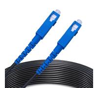 Elfcam® -60m Cavo in Fibra Ottica per Cavo Esterno SC/UPC a SC/UPC OS2 Simplex Monomodale Cavo Diametro 5,0 mm, 60 Metri