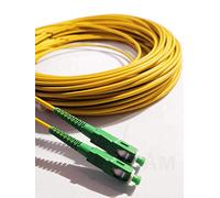 Elfcam® - 70m Cavo Fibra Ottica SC/APC per SC/APC Simplex Monomodale 9/125, Compatibile con TIM Fibra, Vodafone Fibra, Wind Fibra e Tre Fibra, 70M