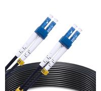 Elfcam® - Cavo a fibre ottiche da 200m LC/UPC a LC/UPC OS2 Duplex Monomodale 9/125μm G657A2 per Esterno e Interno, 200 Metri