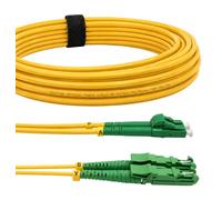 Elfcam® - Cavo Fibra Ottica E2000/APC per LC/APC Duplex Monomodale OS2 9/125µm (20M)