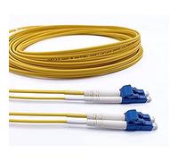 Elfcam Cavo Fibra Ottica LC/UPC per LC/UPC OS2 Monomodale Duplex 9/125um LSZH, 25M