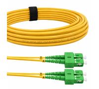Elfcam® - Cavo Fibra Ottica SC/APC per SC/APC Monomodale Duplex 9/125um OS2 LSZH (20M)