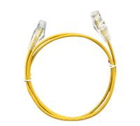 Elfcam - Set di 20 cavi Ethernet Cat 6A, ultra sottile 10 Gbps 28 AWG UTP OD3,6 mm 500 MHz, cavi in rame puro Cat6a fine 10 GB per data center, 20 m