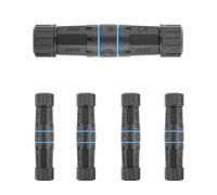 Elfcam - Set di 5 accoppiatori RJ45 Cat 6A per cavo Starlink Gen 3G /Mini, adattatore Ethernet femmina a femmina IP68 esterno per cavo Ethernet Cat 5, Cat 5e, Cat 6, Cat 6A, Cat 7