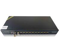 Elfcam - Switch gestito da 10 Gb con 12 porte SFP+ 10 G, 10 GbE Switch in fibra ottica gestito Web/CLI L3, compatibile con Freebox Ultra e Orange Livebox 6, prolunga la rete 10 GB