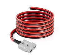 ELFCULB Anderson SB50 Cavo connettore Anderson da 50 Amp, cavo connettore rapido per batteria per sistemi solari ed eolici da 10 AWG
