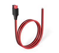 ELFCULB Cavo connettore Anderson, 12 AWG 0,8 m, connettore Anderson 45 amp, cavo di prolunga per centrali elettriche portatili, generatori solari, controller e batterie fai da te