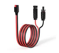ELFCULB Cavo Solare ad Anderson, Cavo di Ricarica Solare 10AWG Connettore Anderson 45A per Centrale Elettrica Pannello Solare Generatore Solare (1,8m)