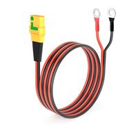 ELFCULB XT90S a cavo terminale ad anello 10AWG 1,8 m | Cavo terminale ad anello XT90S con filo di rame stagnato incagliato e protezione anti-scintilla per banche batterie e sistemi
