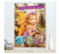 Elfenkinder der Natur - Niedlicher Termin-Planer für das Jahr (hochwertiger Premium Wandkalender 2026 DIN A2 hoch), Kunstdruck in Hochglanz: Terminplaner für ein Jahr mit magischen Helfern der Natur