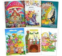 Elfew 3 Pezzi Libro da Colorare per Adulti, A4 Formato, 60+ Patterns Libri da Colorare per Adulti per Alleviare Stress E Ansia, Libri da Antistress