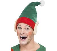 Elfi Cappello Piccolo Babbo Natale Aiutante Elfo Con Orecchie Vestito