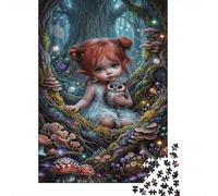 Elfi della forestaPuzzle 1000 Pezzi Cartone Spesso Anziani Foresta di Funghi Luminosi Allenamento Cognitivo Miglioramento Memoria, Tempo Libero, Regalo Amatori 70x50cm/1000pcs