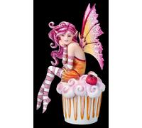 Elfi Figura Su Cupcake - Sweet Tooth FAE By Amy Brown - Fata Fantasy Collettore