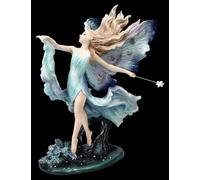 Elfi Figura - Where Moonbeams Fall Colorato - Fata Fantasy Decorativa 24,5cm