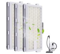 Elfinfi 3 Pezzi Filtri Aspirapolvere per Miele, Ricambi Originali per Miele Compact C1&C2, Complete C2&C3, S8340, Filtro Aspirapolvere per Contro le Polveri Sottili e Gli Odori