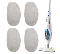 Elfinfi 4 Pezzi Scopa a Vapore Mop di Ricambio, 31× 18.9cm per Leifheit Lavapavimenti, Grigio per Leifheit Ricambi per Leifheit Efficiente Assorbimento Dell'acqua e Forte Decontaminazione