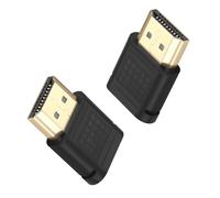 ELFJMZP 4K 60Hz HDMI Dummy Plug, GPU, emulatore di visualizzazione virtuale EDID per desktop remoto e server, nero, confezione da 2