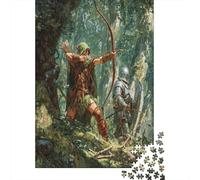 Elfo arciere della ForestaaPuzzle 1000 Pezzi Per Adulti, Cavaliere corazzatogiochi EduGattoivi, Sfide, Decorazioni Per La Casa70x50cm/1000pcs