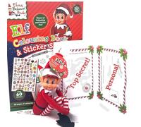 Elfo cattivo di Natale con Libro da Colorare, oltre 60 stiker, Certificato di adozione e Accesso Premium al Club Web CREA la Magia del Natale a Casa
