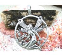 Elfo Ciondolo Collana 925 Argento Grande Undici Fee Fairy Pendente Fantasy Magia