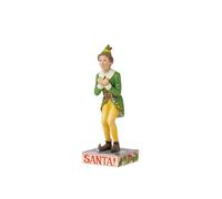 Elfo di Jim Shore contento Buddy la figurina dell'elfo