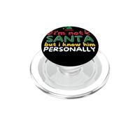 Elfo di Natale Non sono Babbo Natale ma lo conosco personalmente! Natale PopSockets PopGrip per MagSafe