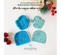 Elfo E Porta Natale Magia Formine Biscotti Cookie Cutter